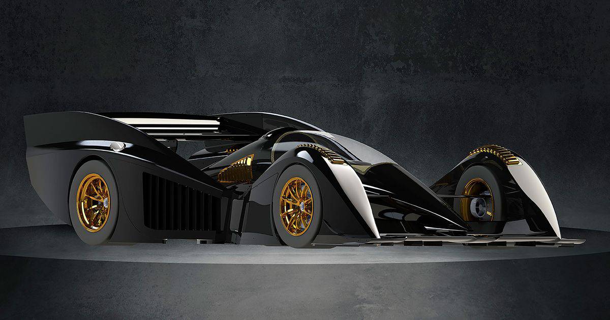 The Sub-700kg, 1200bhp Rodin FZero Is A Track Monster With Batman Styling