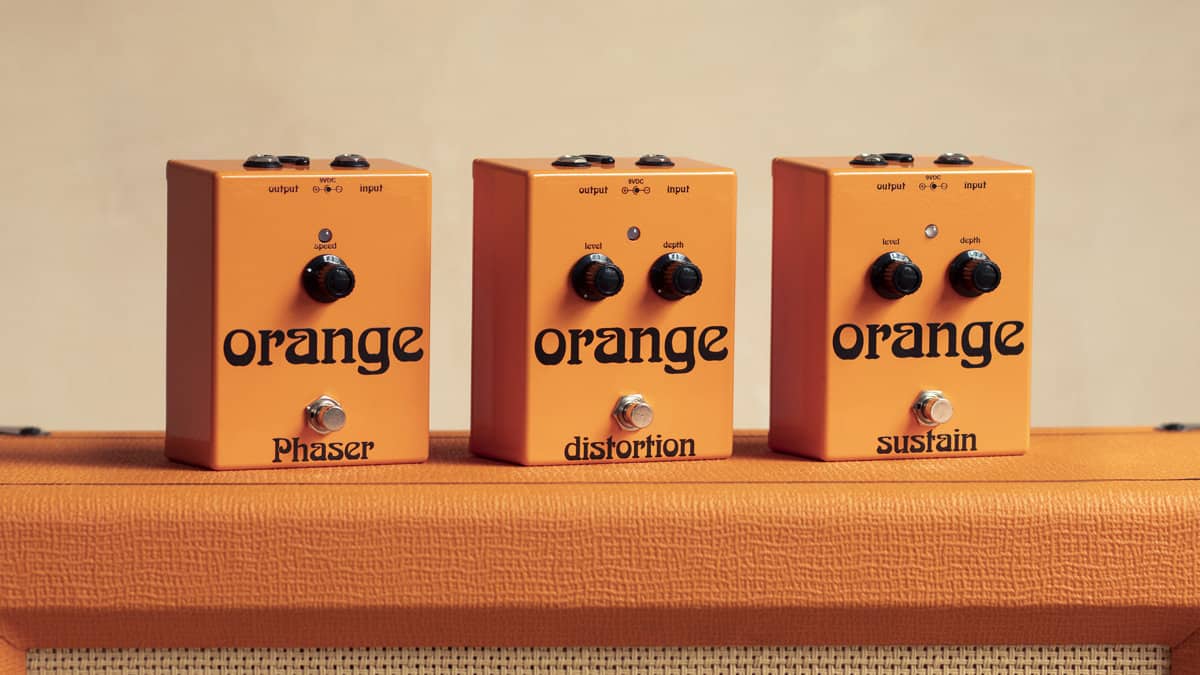 Orange pays homage to the ’70s with three rebooted retro-inspired effects pedals