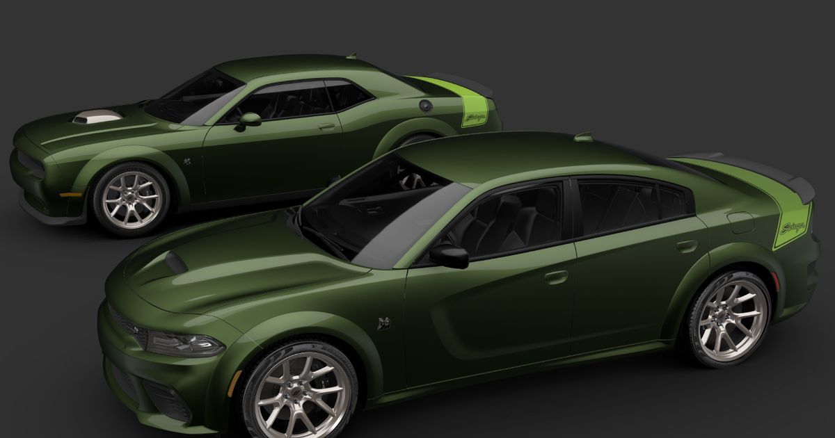 The Dodge Challenger And Charger ‘Swinger’ Editions Are Dodge’s Idea Of ‘Going Green’