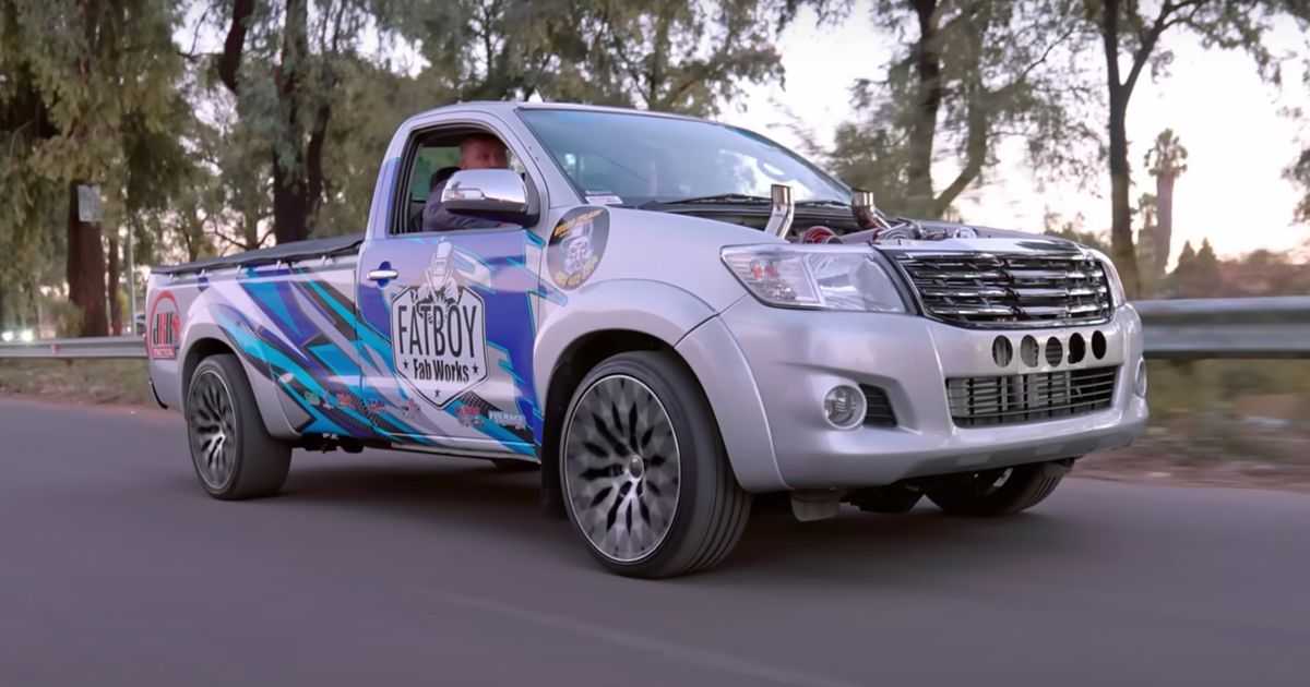 Meet The Twin-Turbo V12 Toyota Hilux