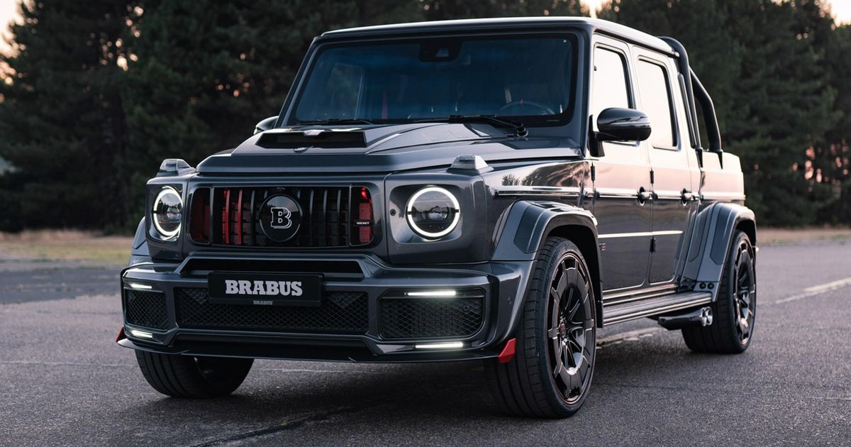 Brabus P 900 Rocket Edition Is An 888bhp G-Class Pick-Up