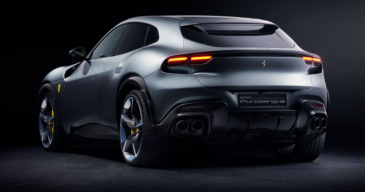 Purists Look Away: Ferrari Purosangue Super SUV Has Suicide Doors And A V12