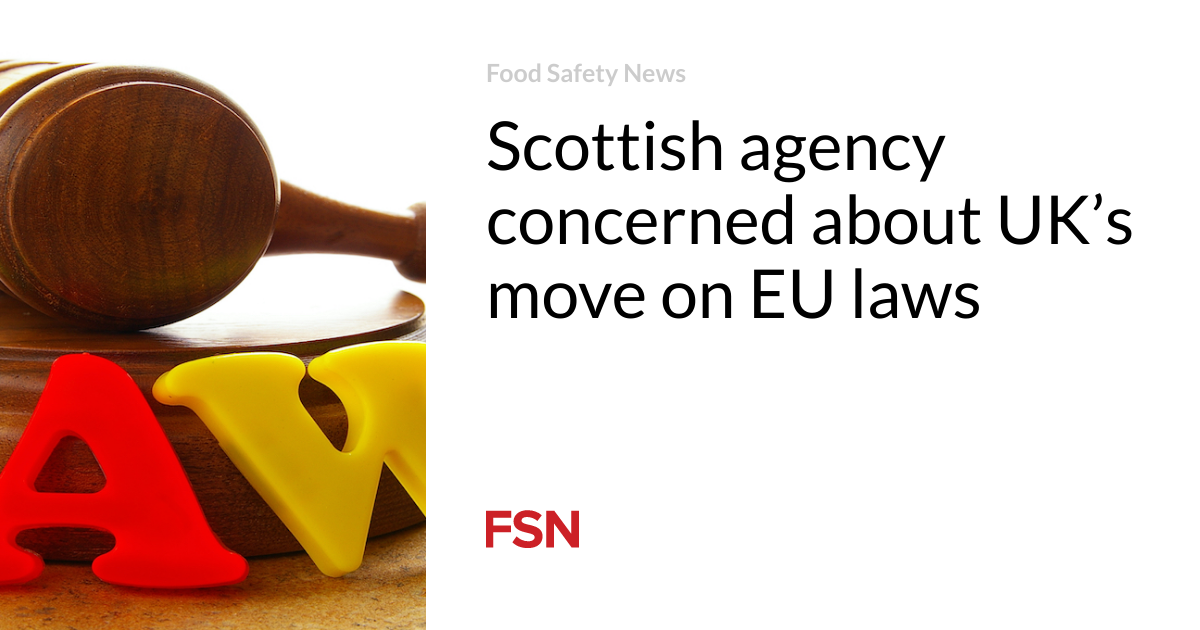 Scottish agency concerned about UK’s move on EU laws