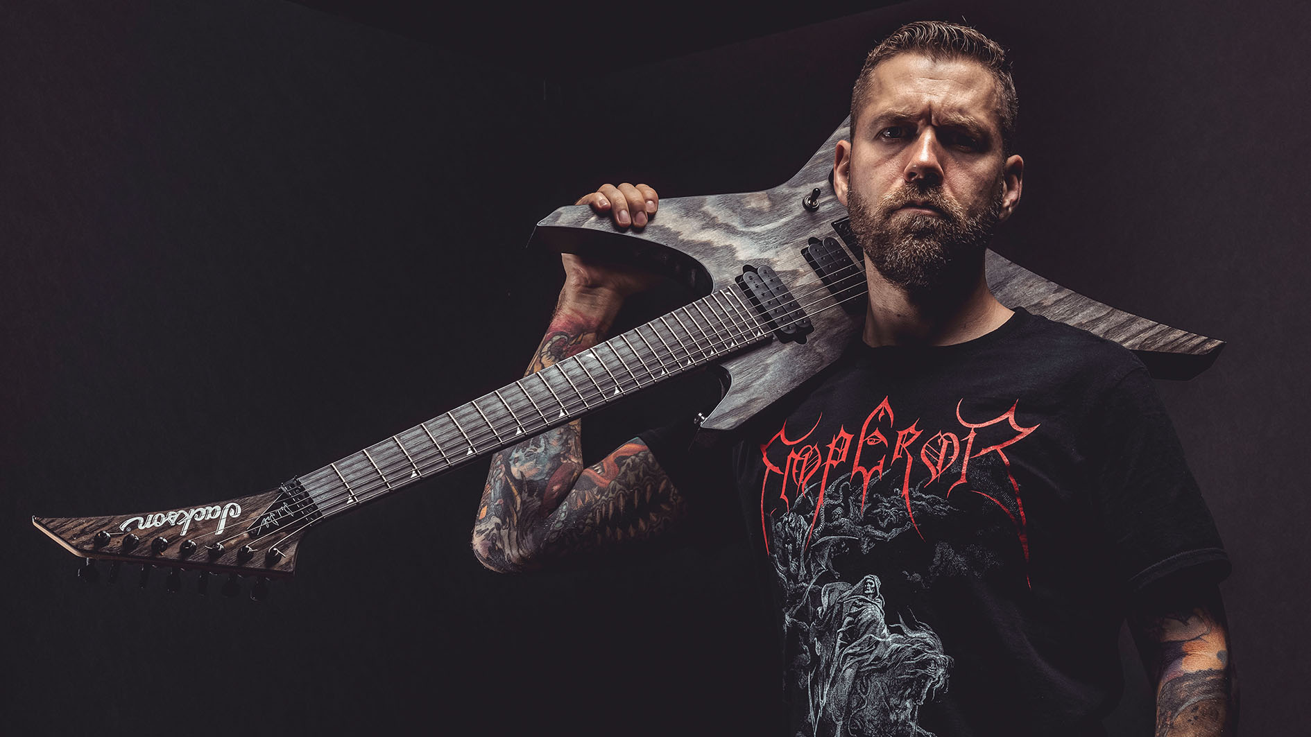 Dave Davidson on the “sexiness” of the Jackson Warrior, and why he doesn’t know which amp sounds were used on Revocation’s new album, Netherheaven