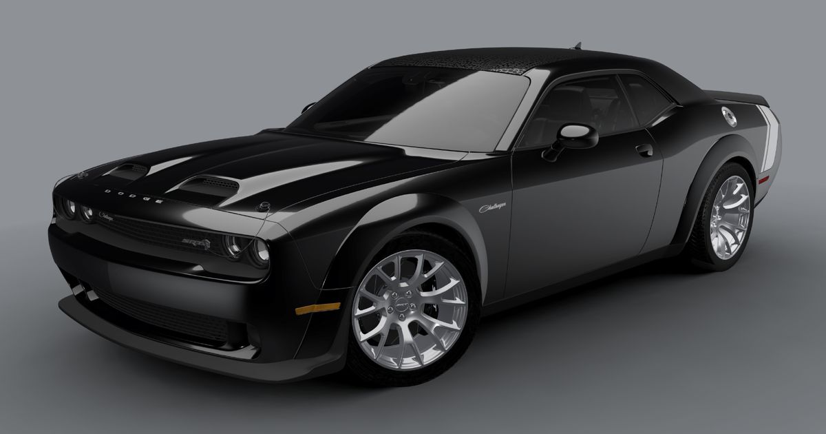 Dodge Challenger Black Ghost Unveiled As ‘Last Call’ Homage To A Detroit Hero