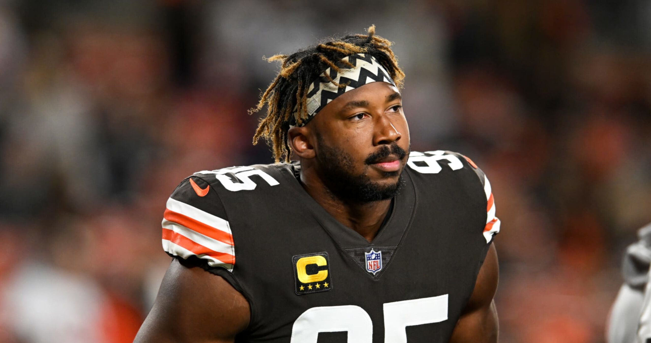 Browns’ Myles Garrett ‘Grateful to be Here’ After Flipping Car in Crash