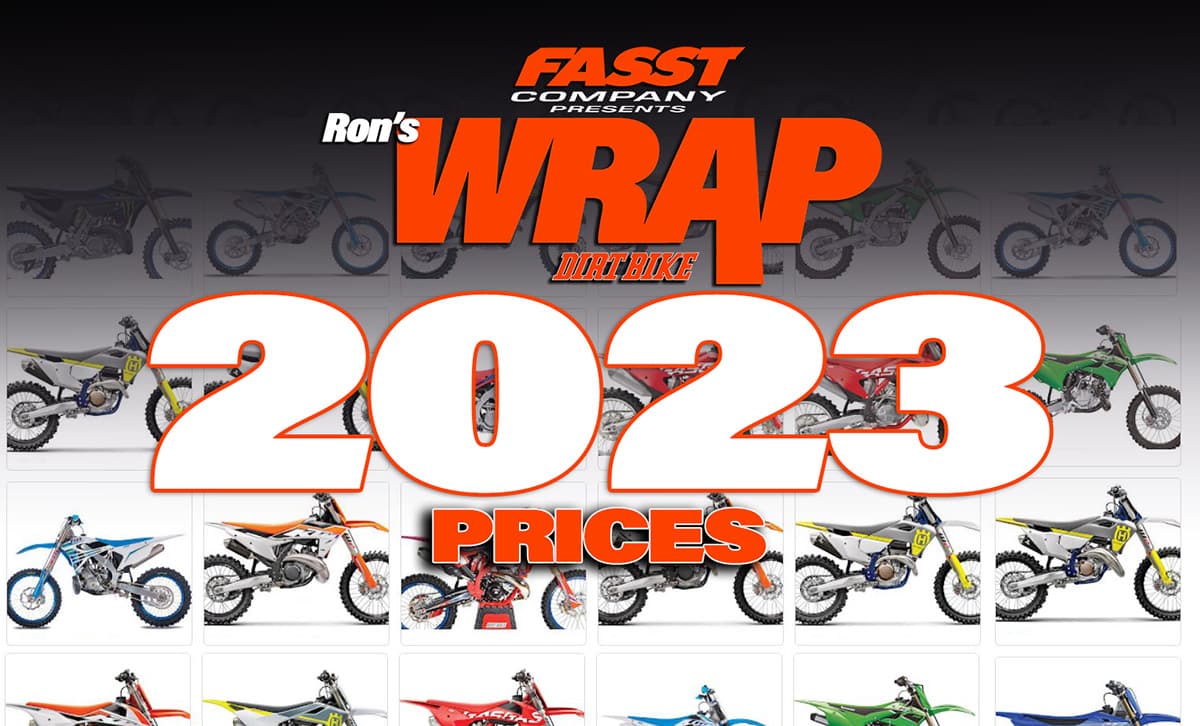 2023 NEW DIRT BIKE PRICE LIST: THE WRAP