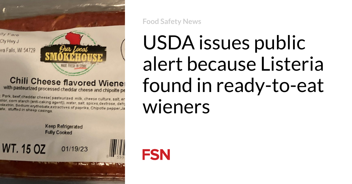 USDA issues public alert because Listeria found in ready-to-eat wieners